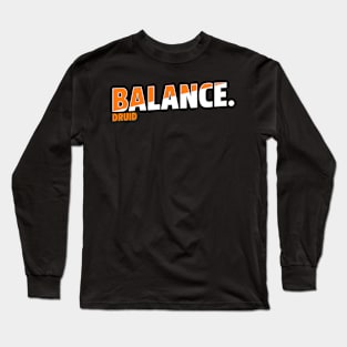 Balance Druid Long Sleeve T-Shirt